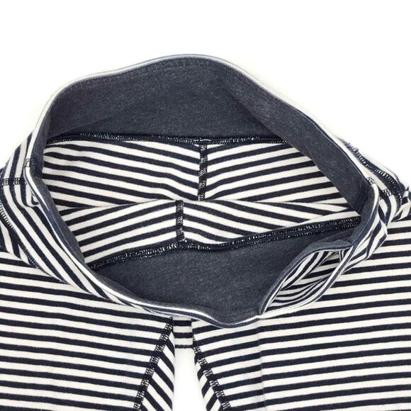 Lululemon 8 Wunder Under Crop High Rise Full On Luxtreme 21 Legging Stripe Black - Picture 4 of 10